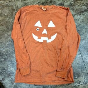 Pumpkin face  LS shirt